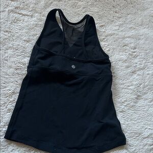 lululemon athletica Black Racerback Tank Top